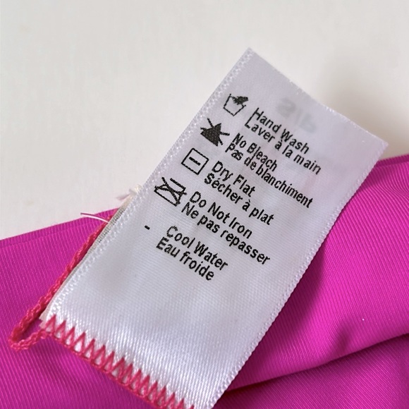 L Space Bikini Womens Harrington High waist Bitsy Cut Pink Small - Picture 6 of 11